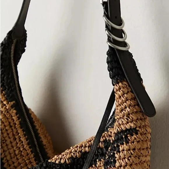 NWT Free People Santorini Straw Tote Bag - Picture 5 of 5